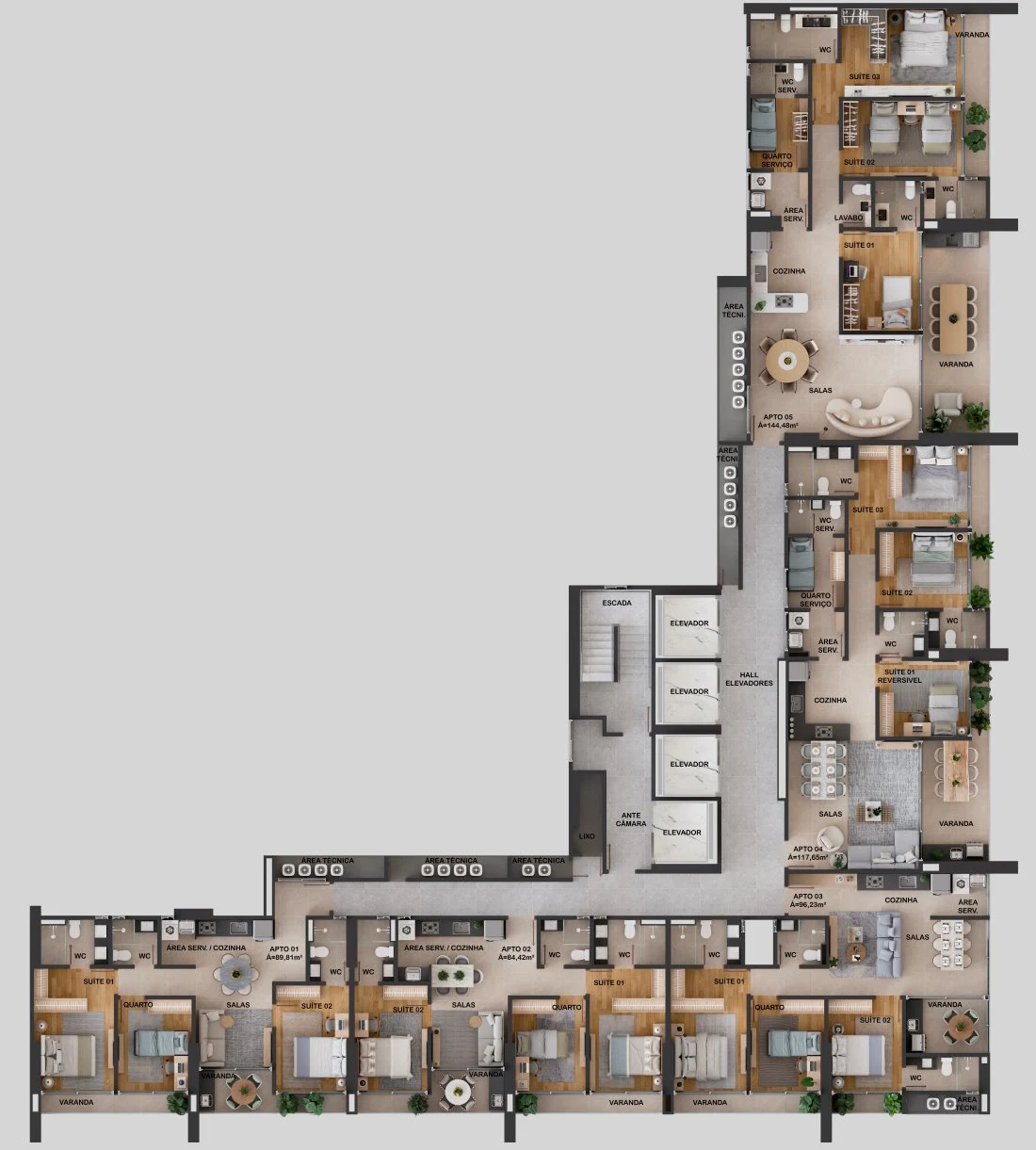 Planta do empreendimento