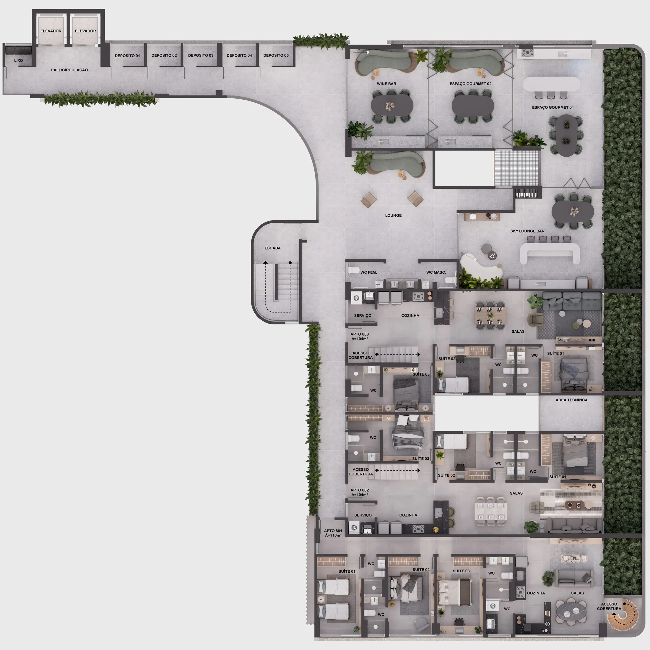 Planta do empreendimento