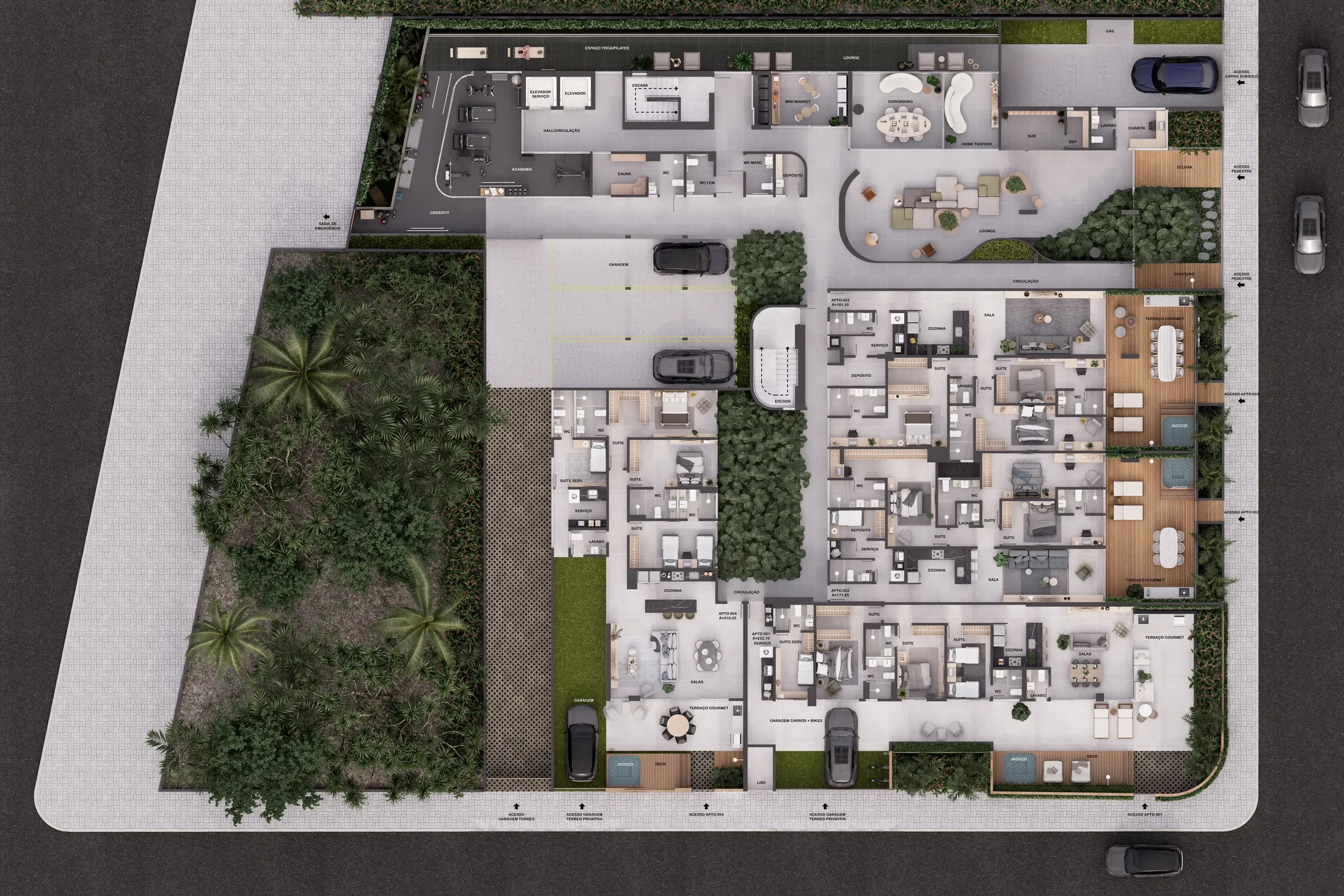 Planta do empreendimento