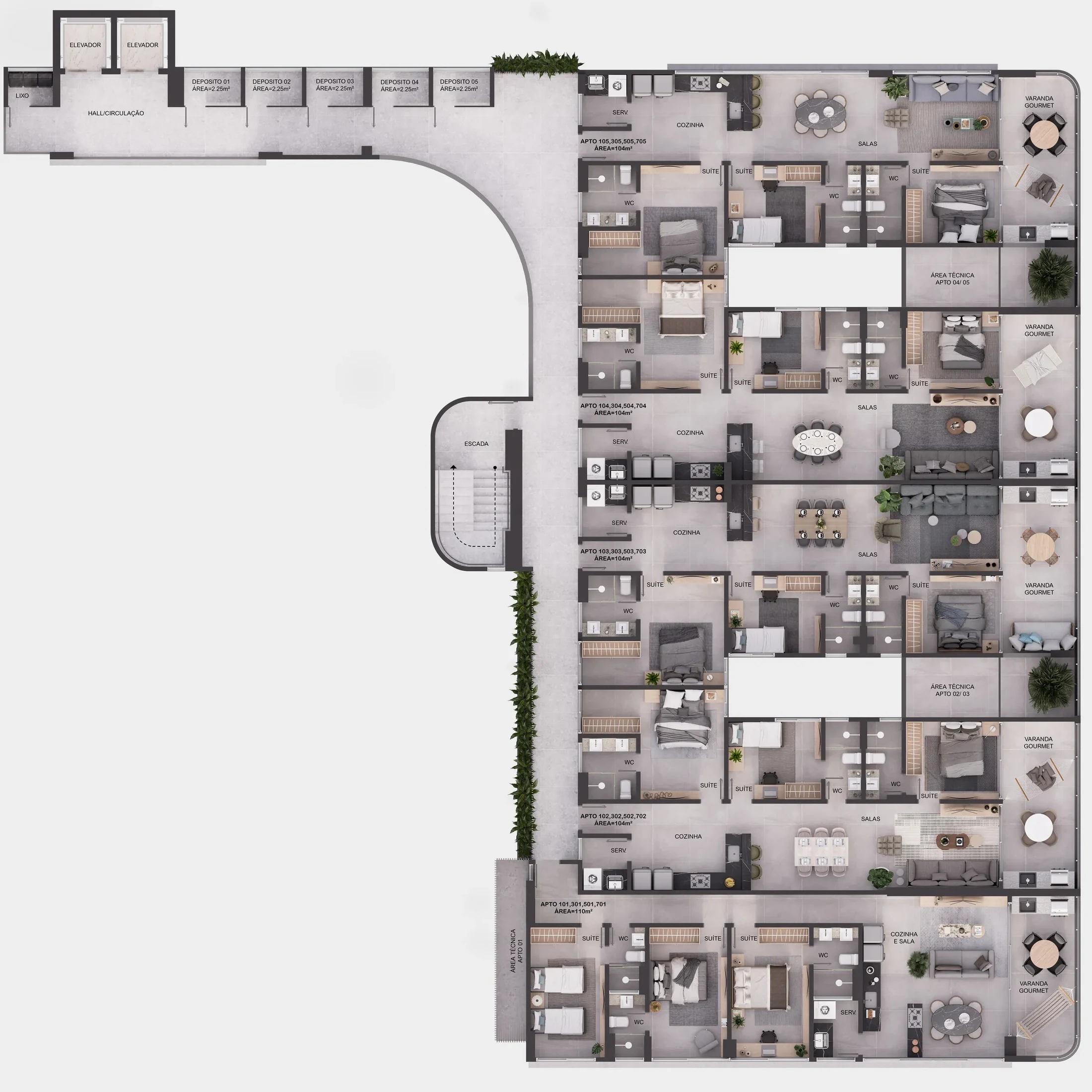 Planta do empreendimento