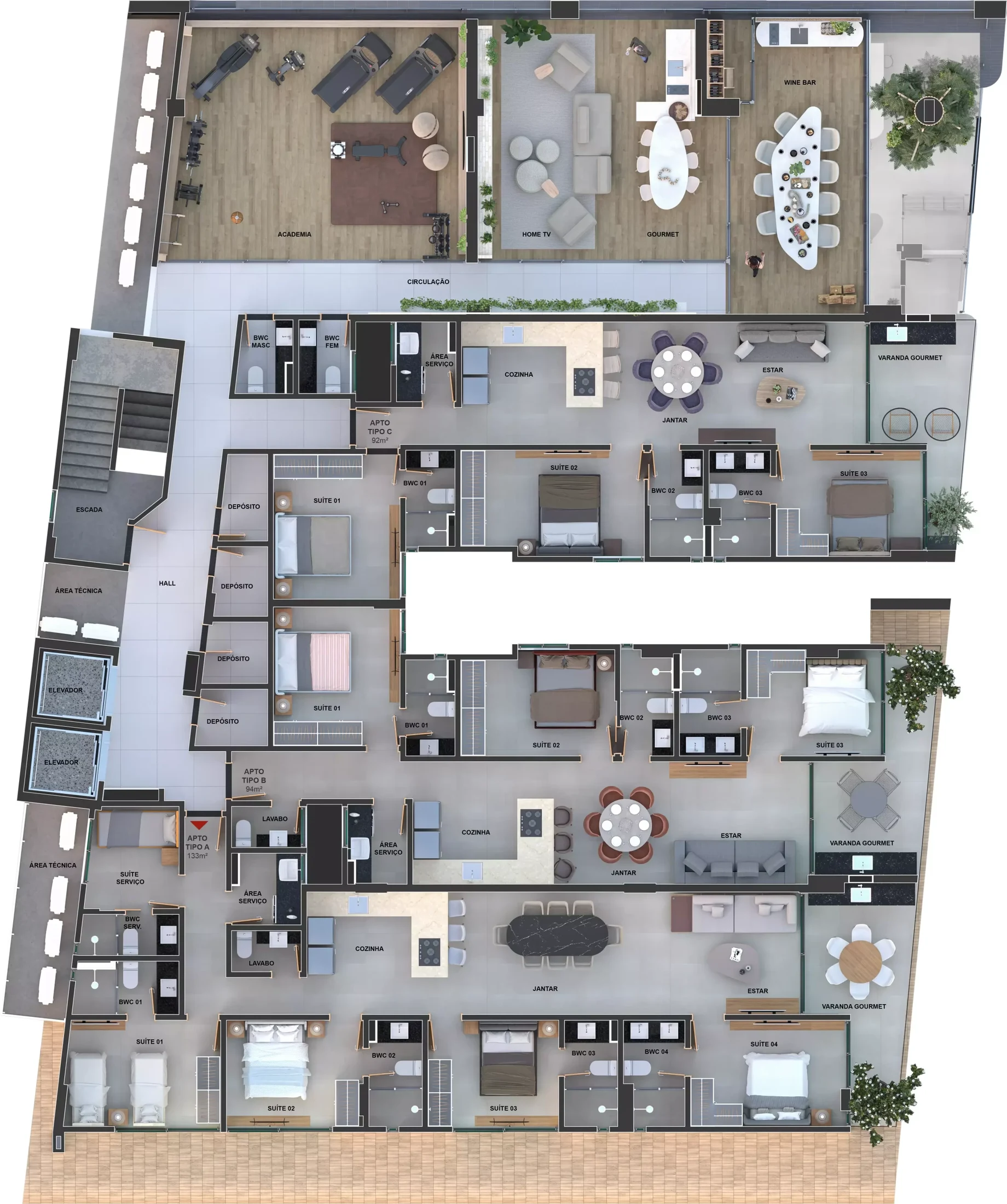 Planta do empreendimento