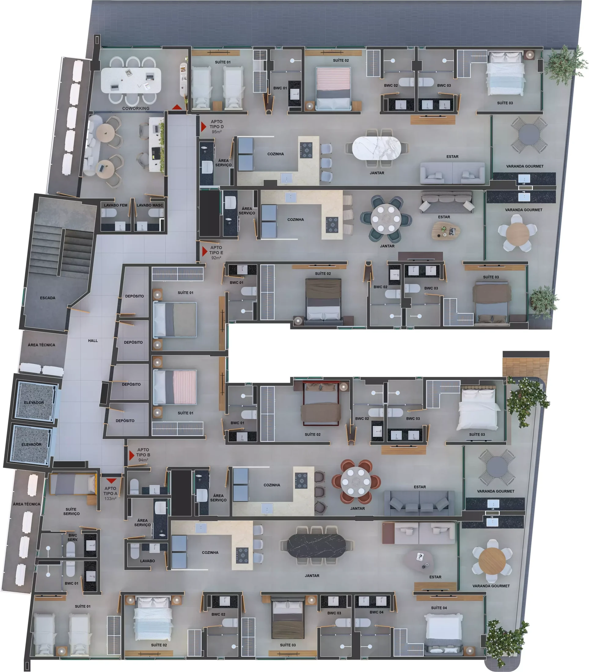 Planta do empreendimento