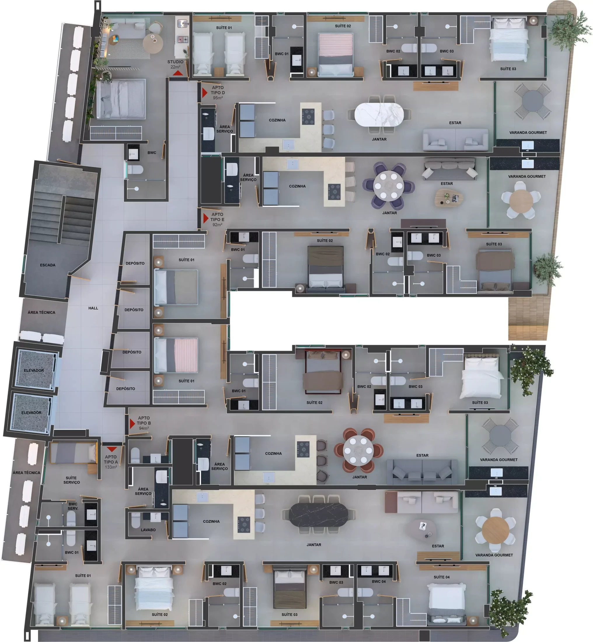 Planta do empreendimento