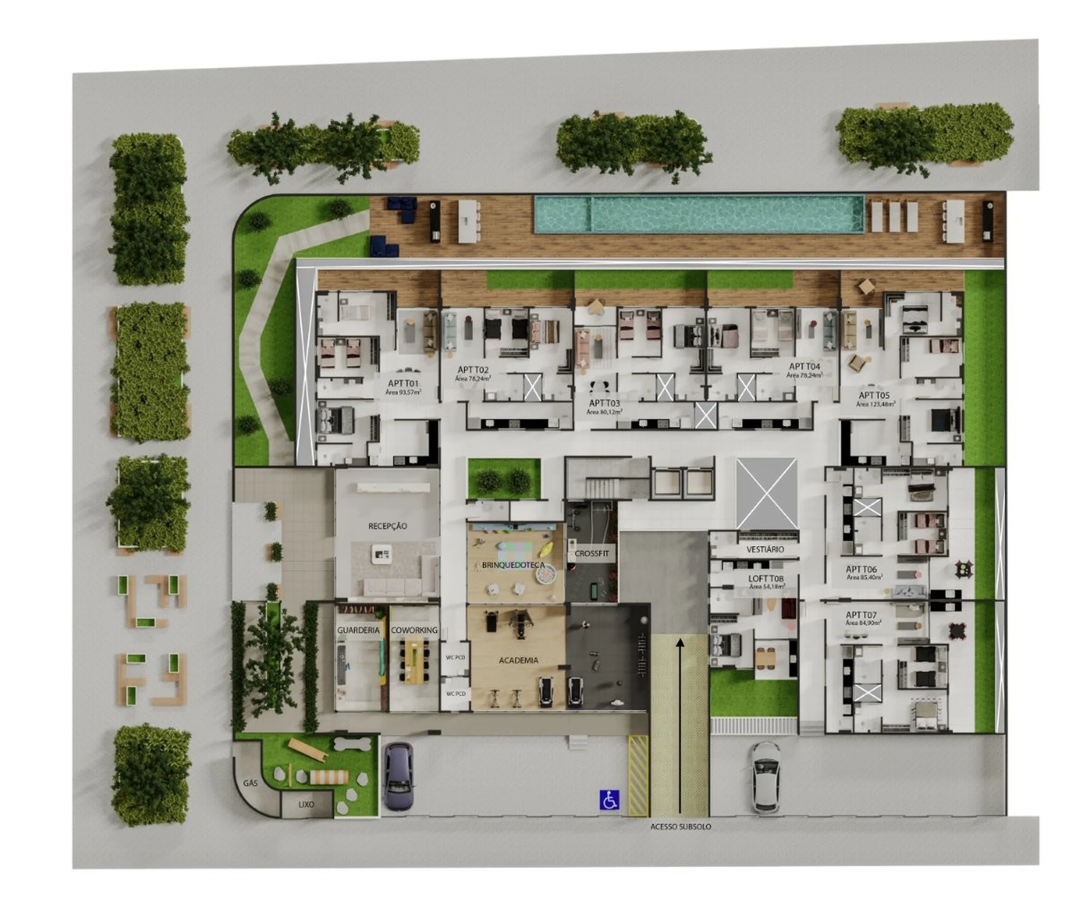 Planta do empreendimento
