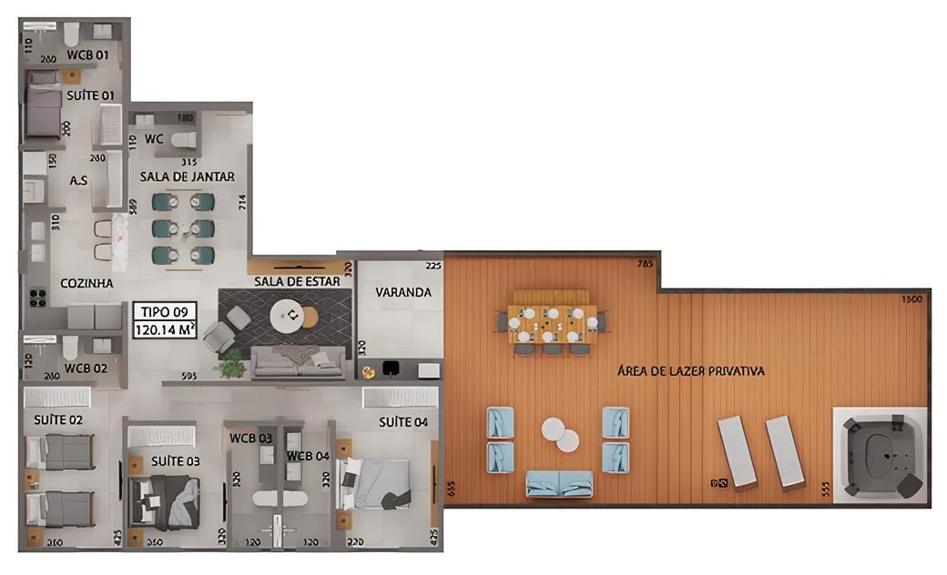 Planta do empreendimento