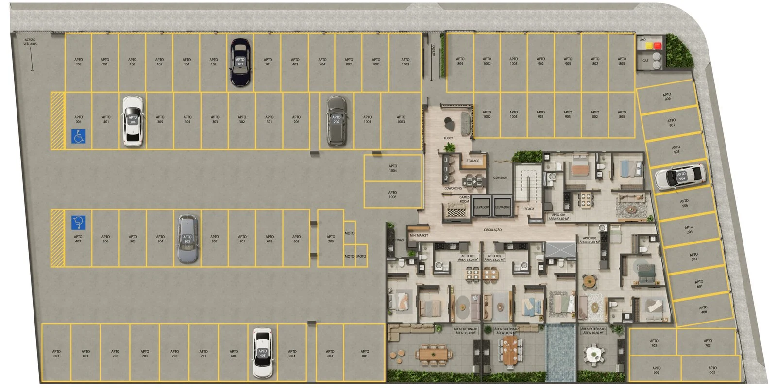Planta do empreendimento