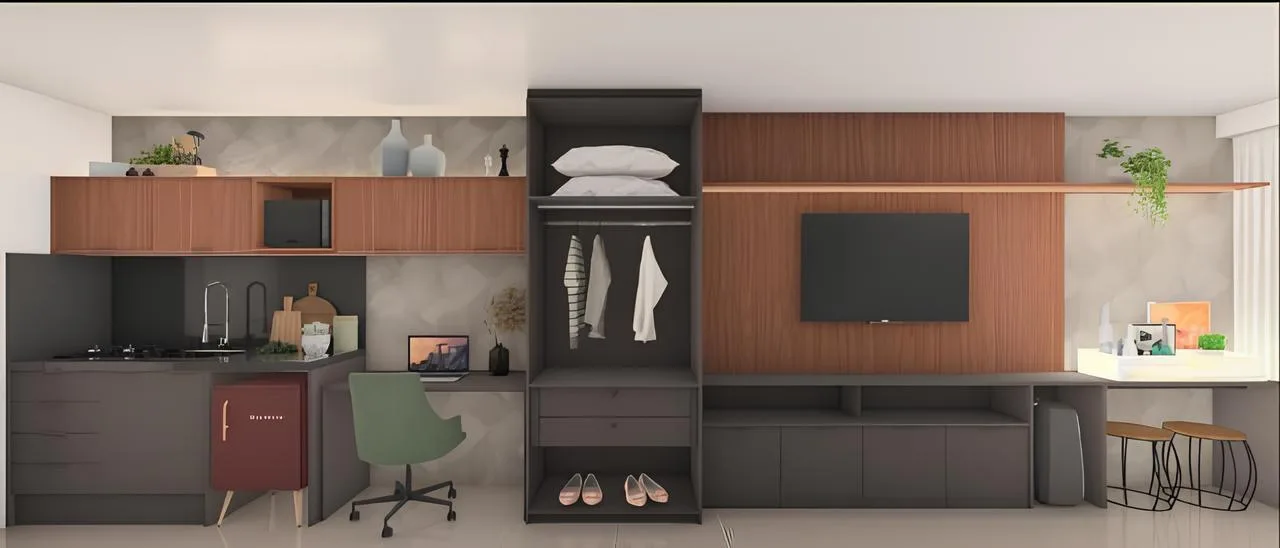 Planta do apartamento — referência Living