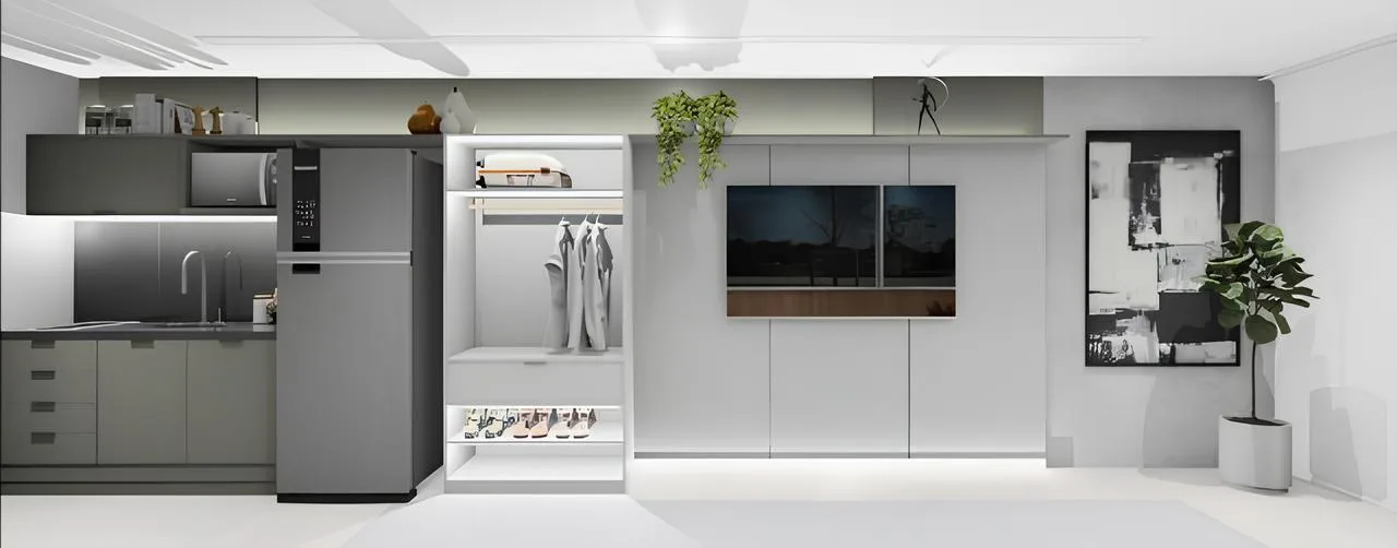 Planta do apartamento — referência Living