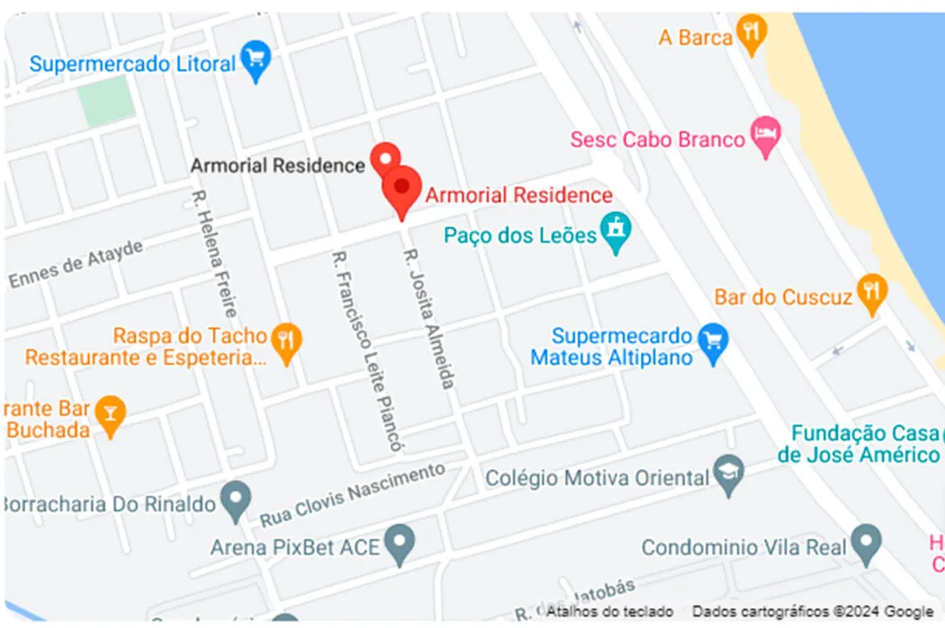 Localização — mapa de referência da construtora