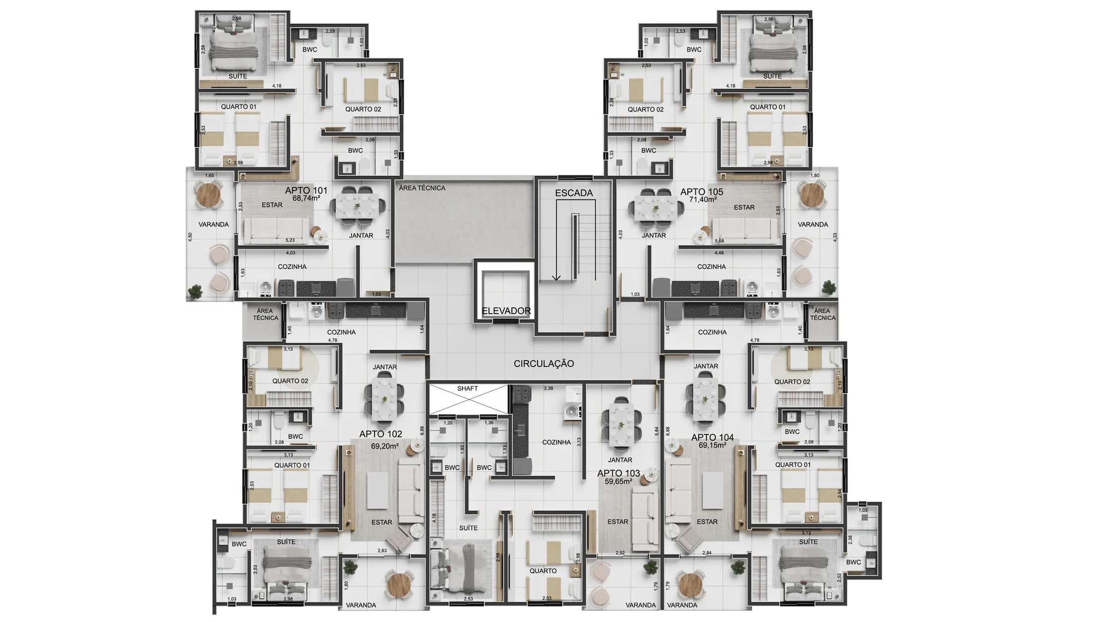 Planta do empreendimento