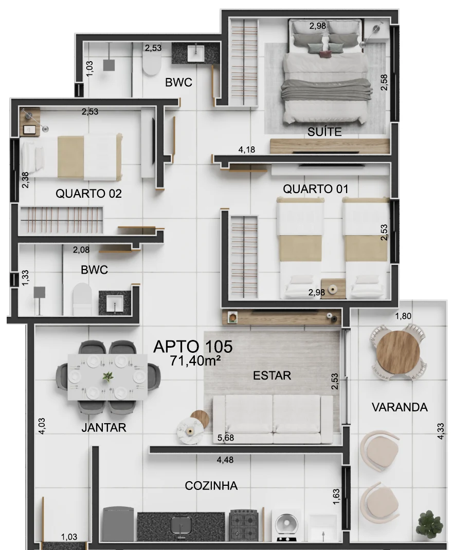 Planta do empreendimento