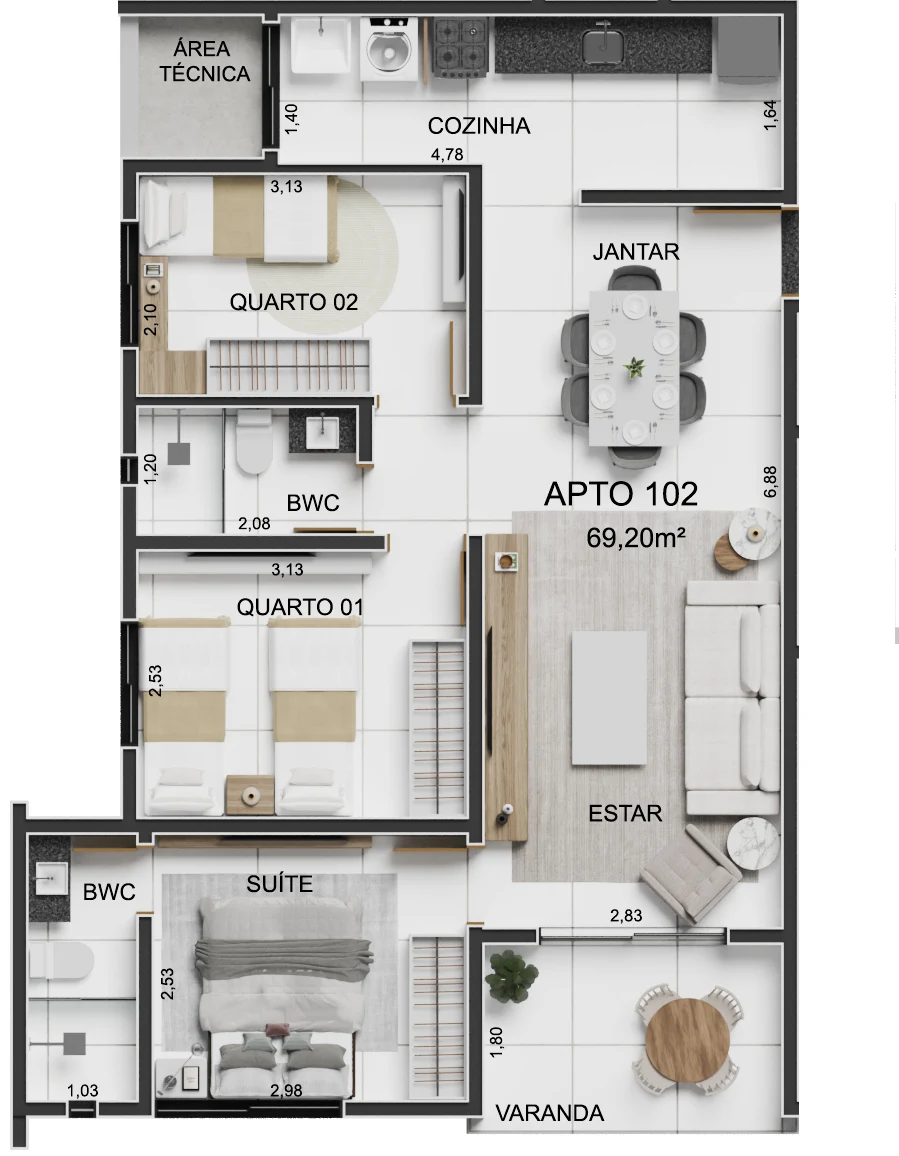 Planta do empreendimento
