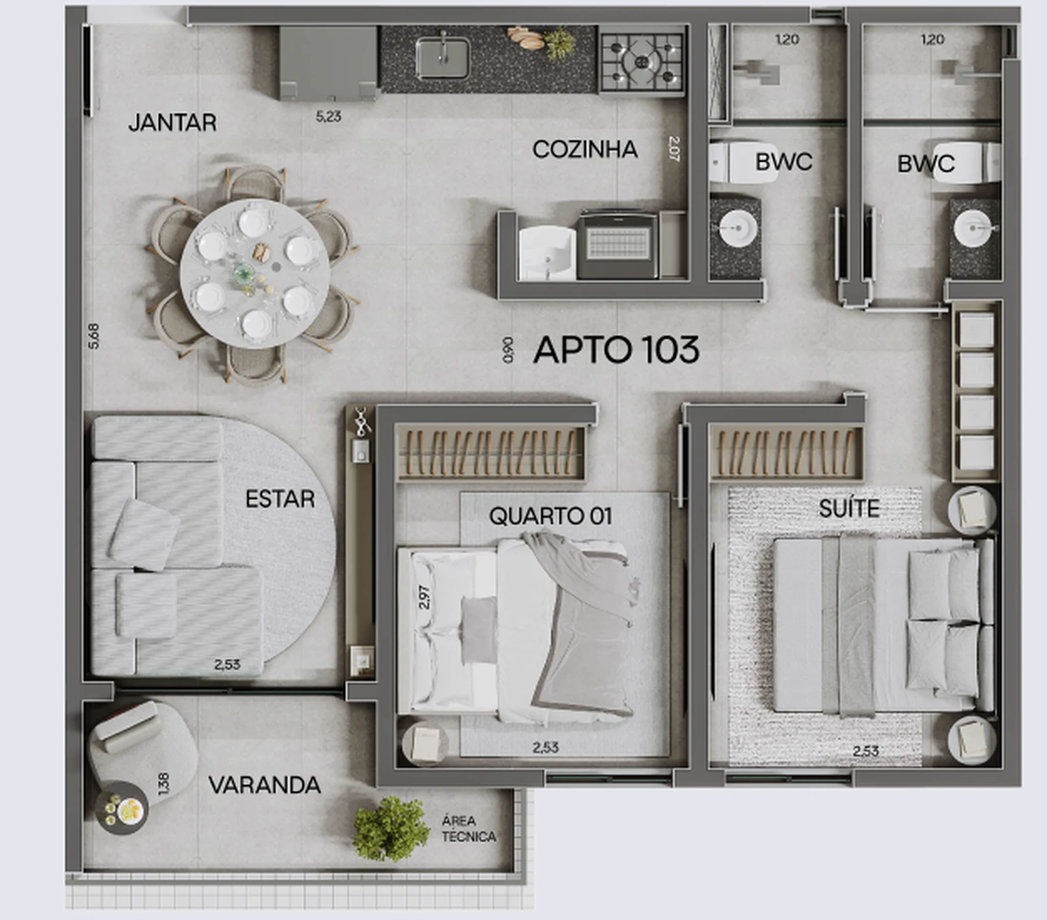 Planta do empreendimento