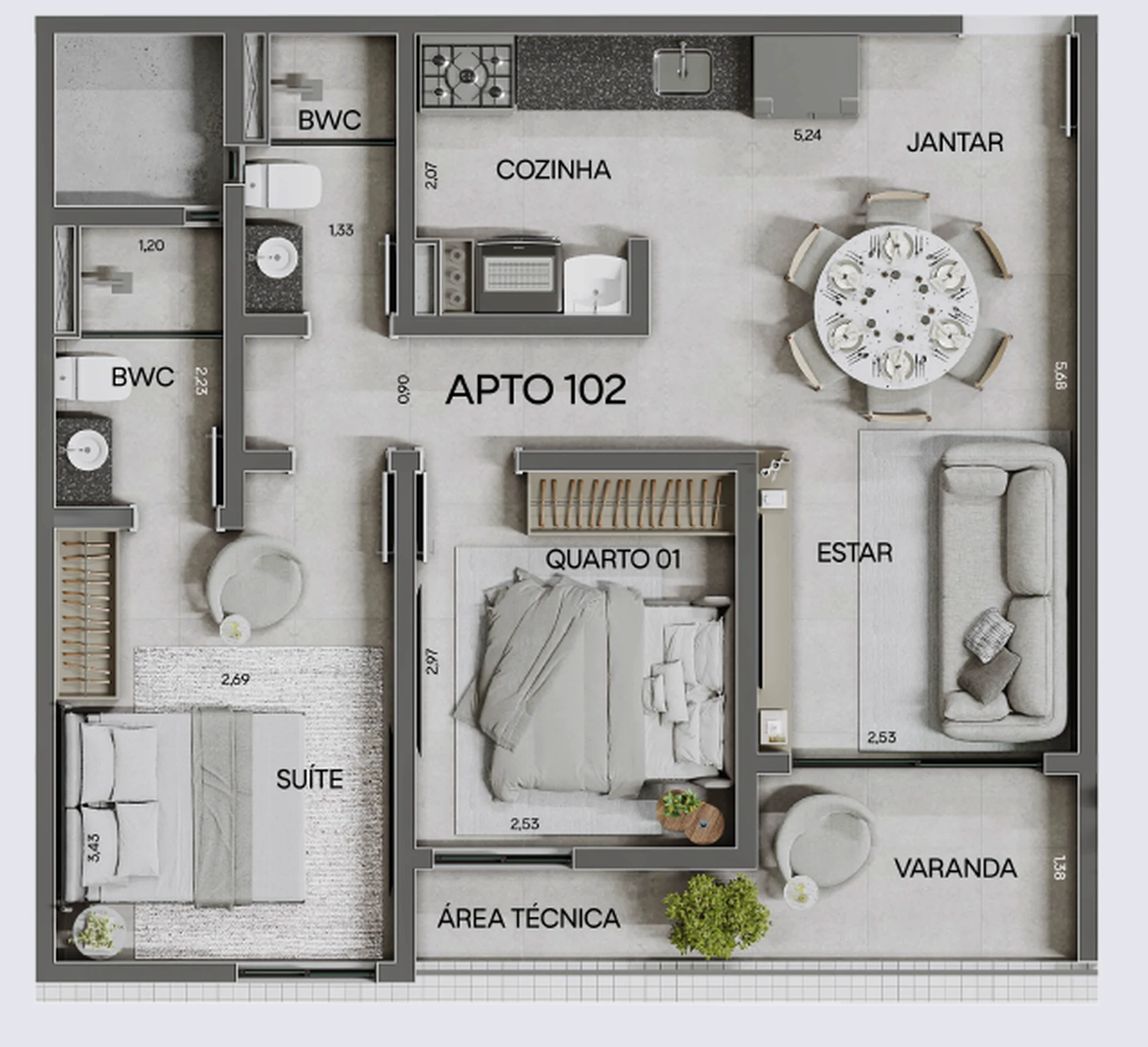 Planta do empreendimento