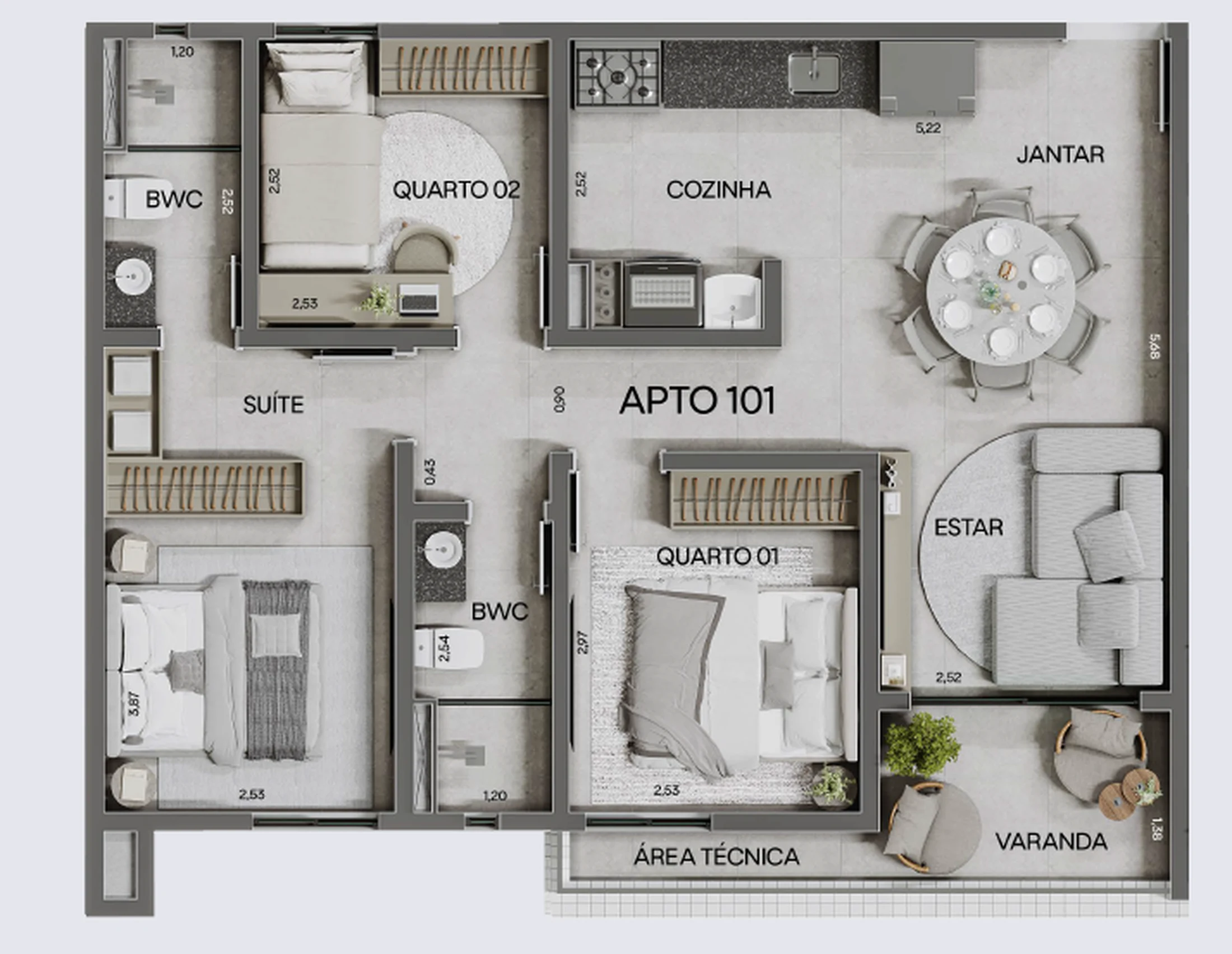 Planta do empreendimento