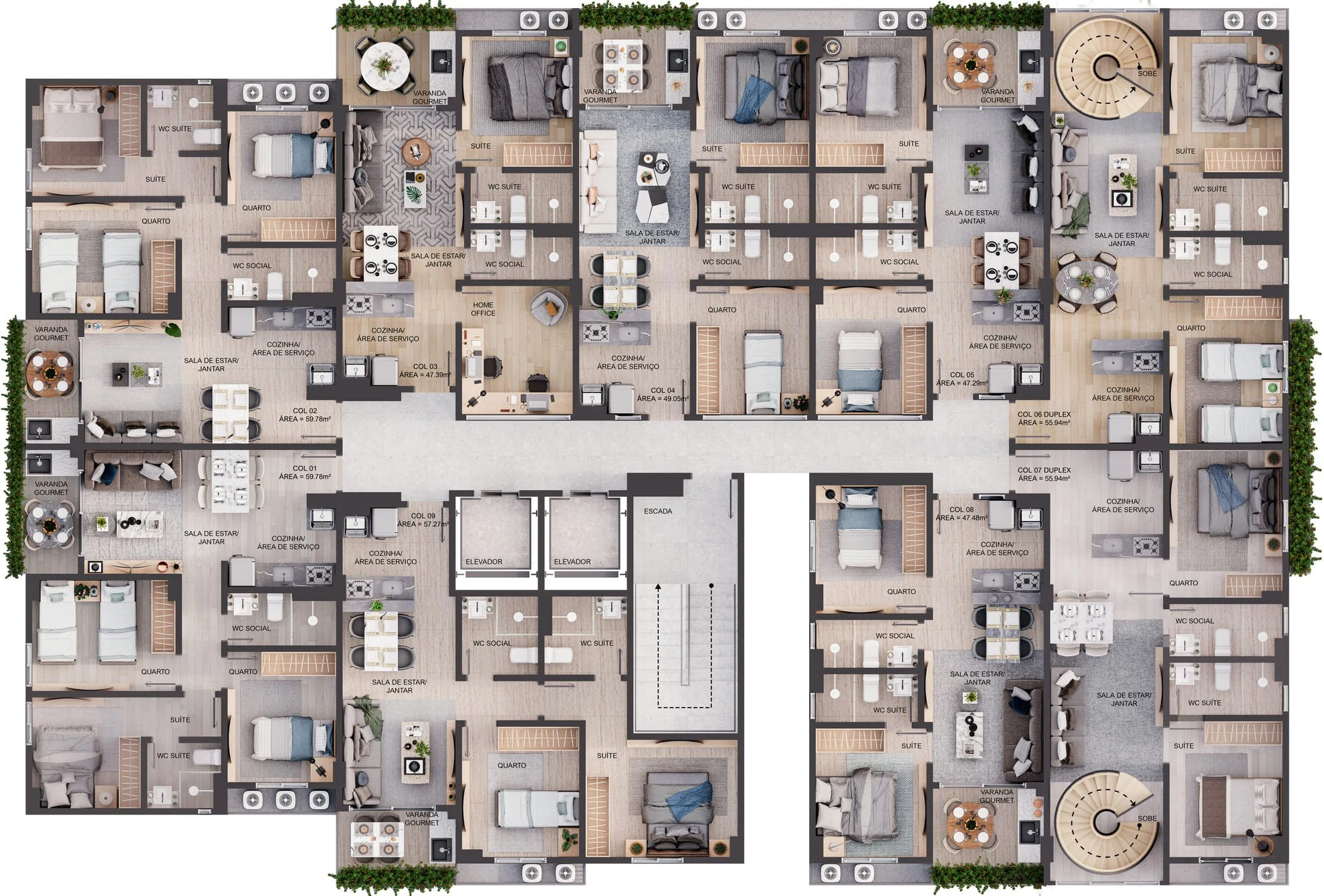 Planta do empreendimento