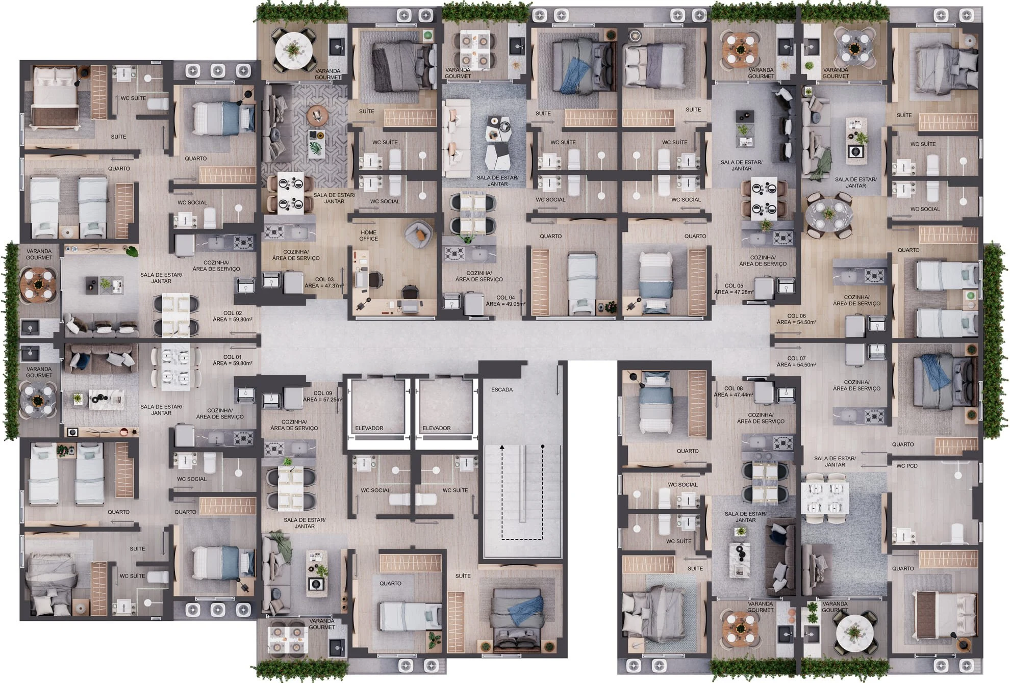 Planta do empreendimento