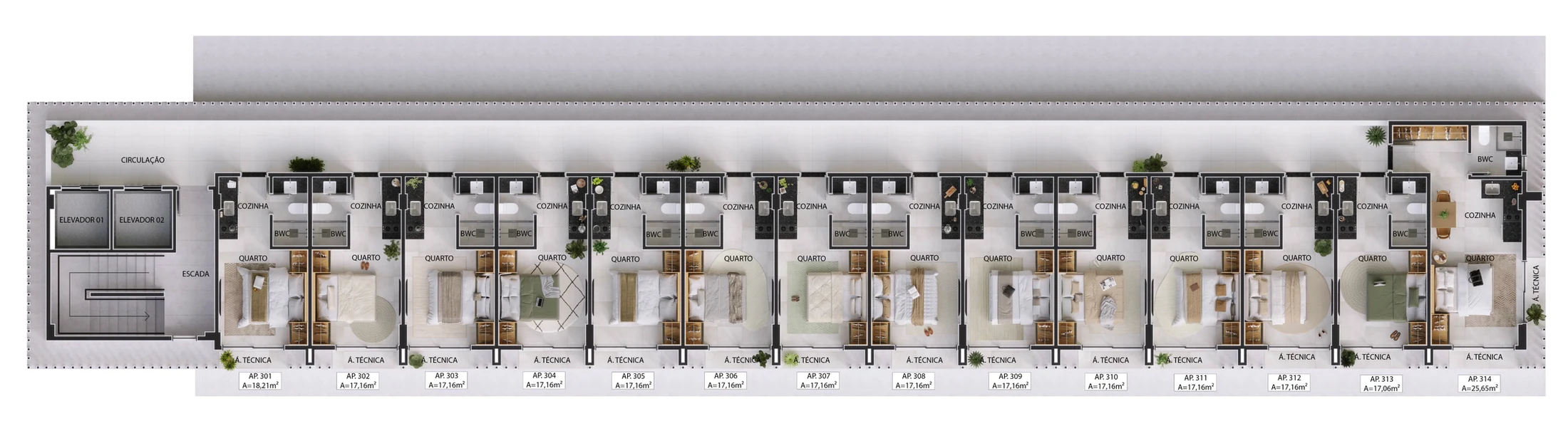Planta do empreendimento
