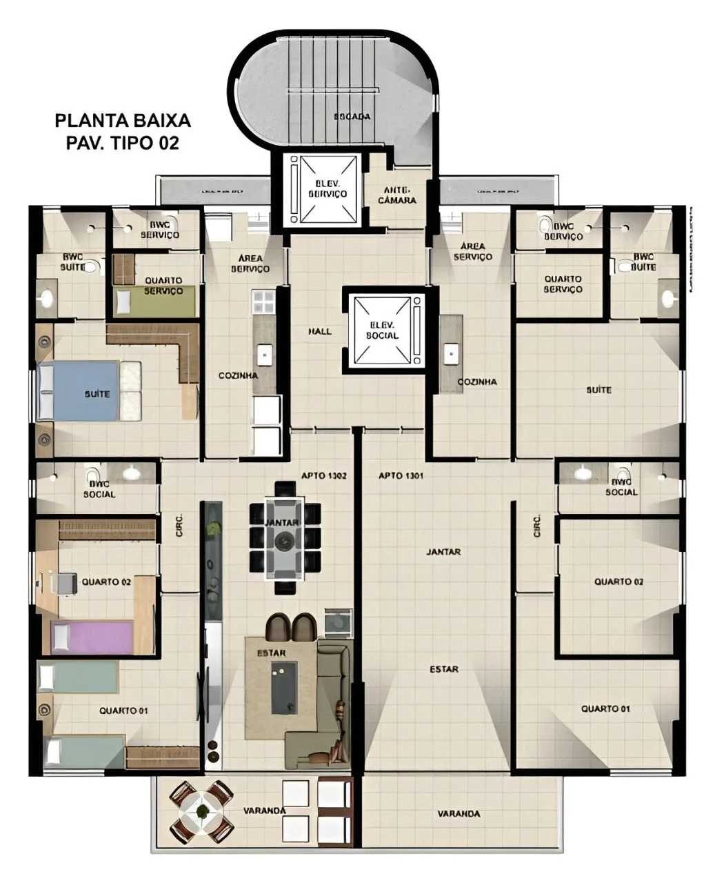 Planta do empreendimento