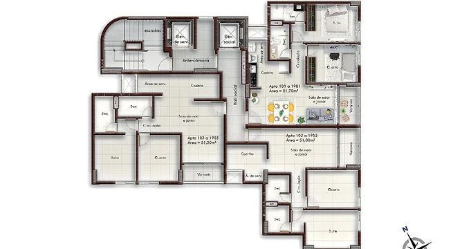 Planta do empreendimento