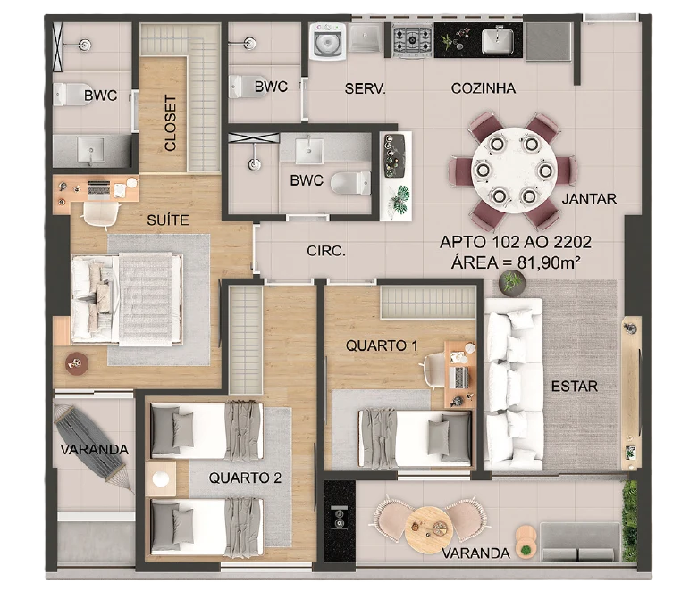 Planta do empreendimento