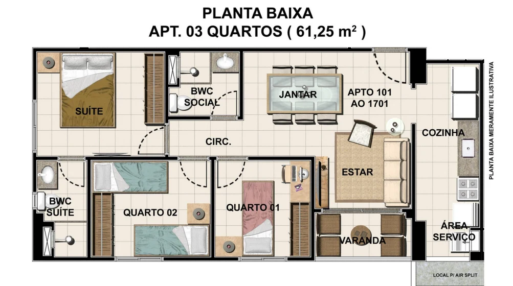 Planta do empreendimento