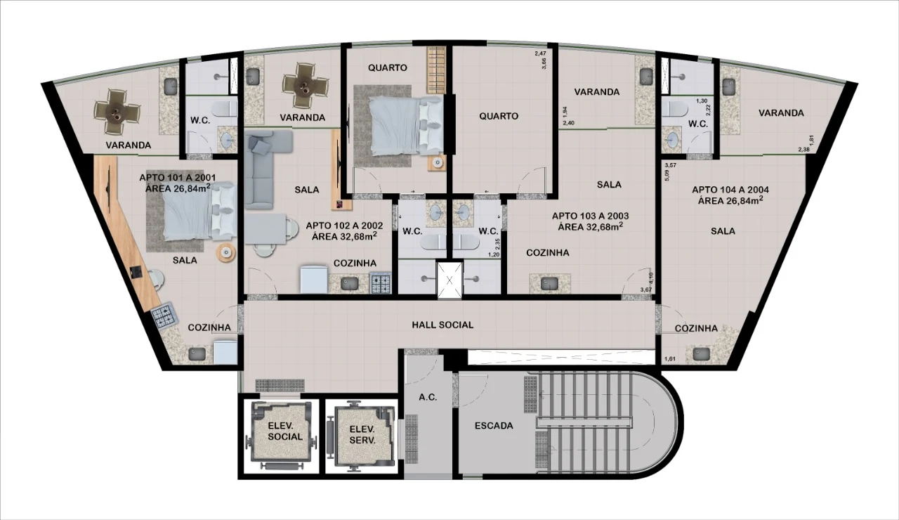 Planta do empreendimento