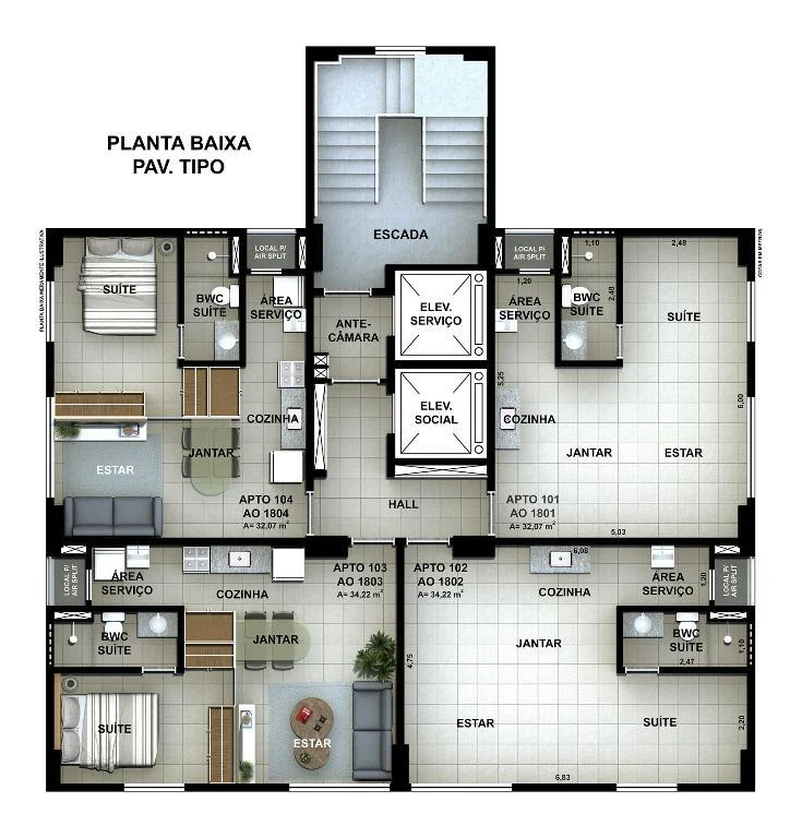 Planta do empreendimento
