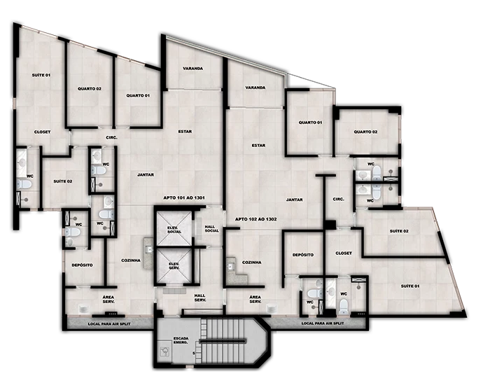 Planta do empreendimento