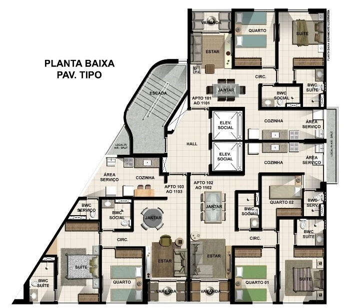 Planta do empreendimento
