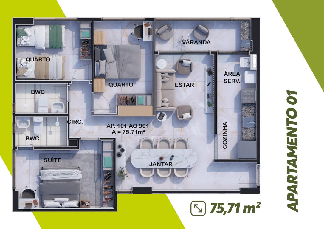 Planta do empreendimento