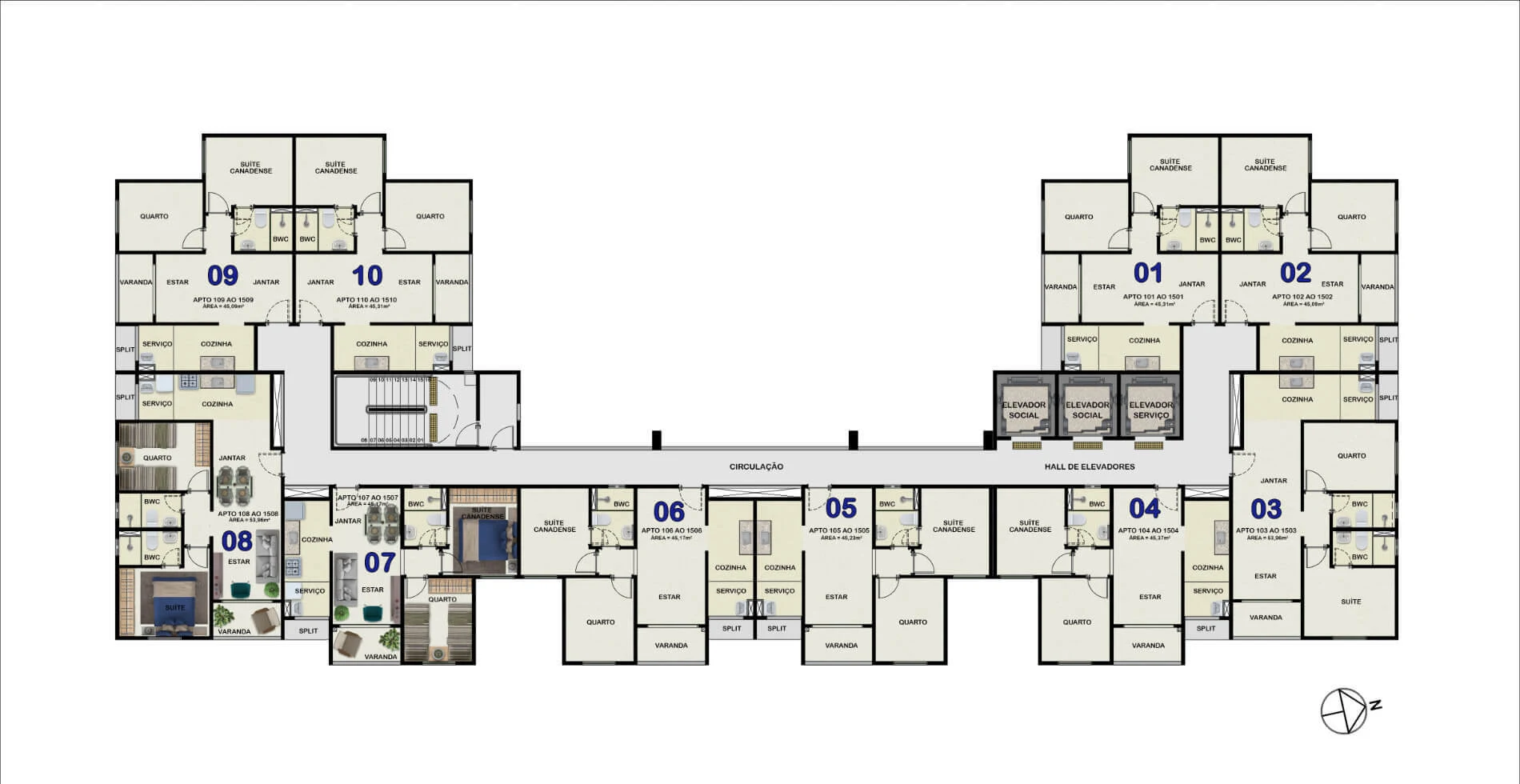 Planta do empreendimento
