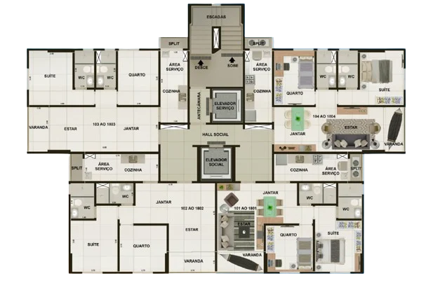 Planta do empreendimento