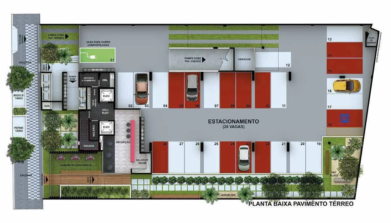 Planta do empreendimento