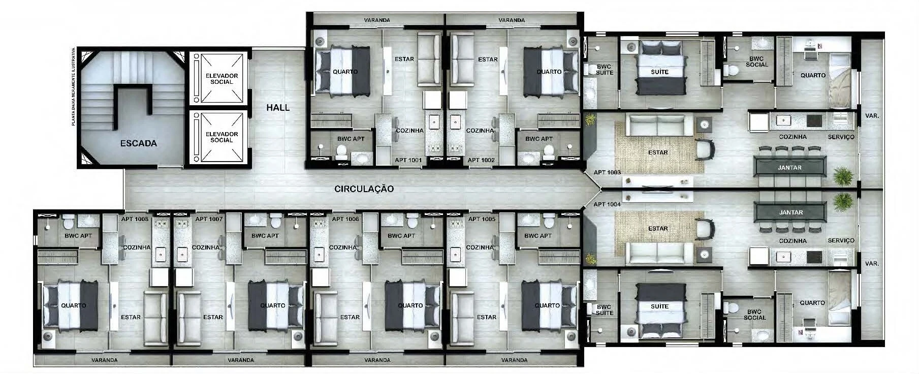 Planta do empreendimento