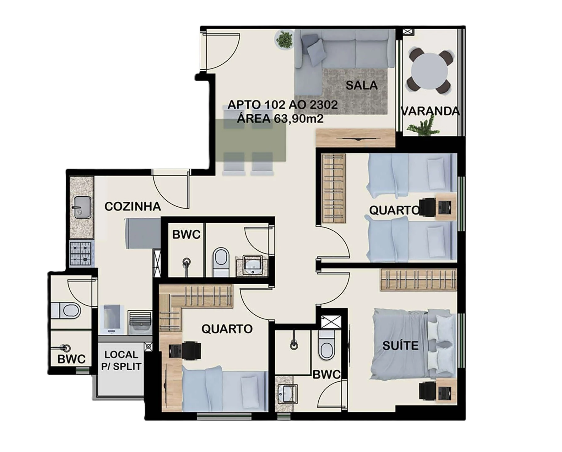 Planta do empreendimento