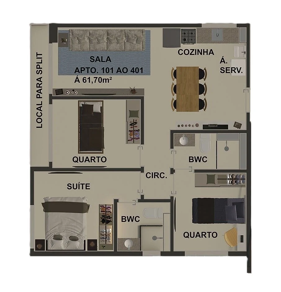 Planta do empreendimento