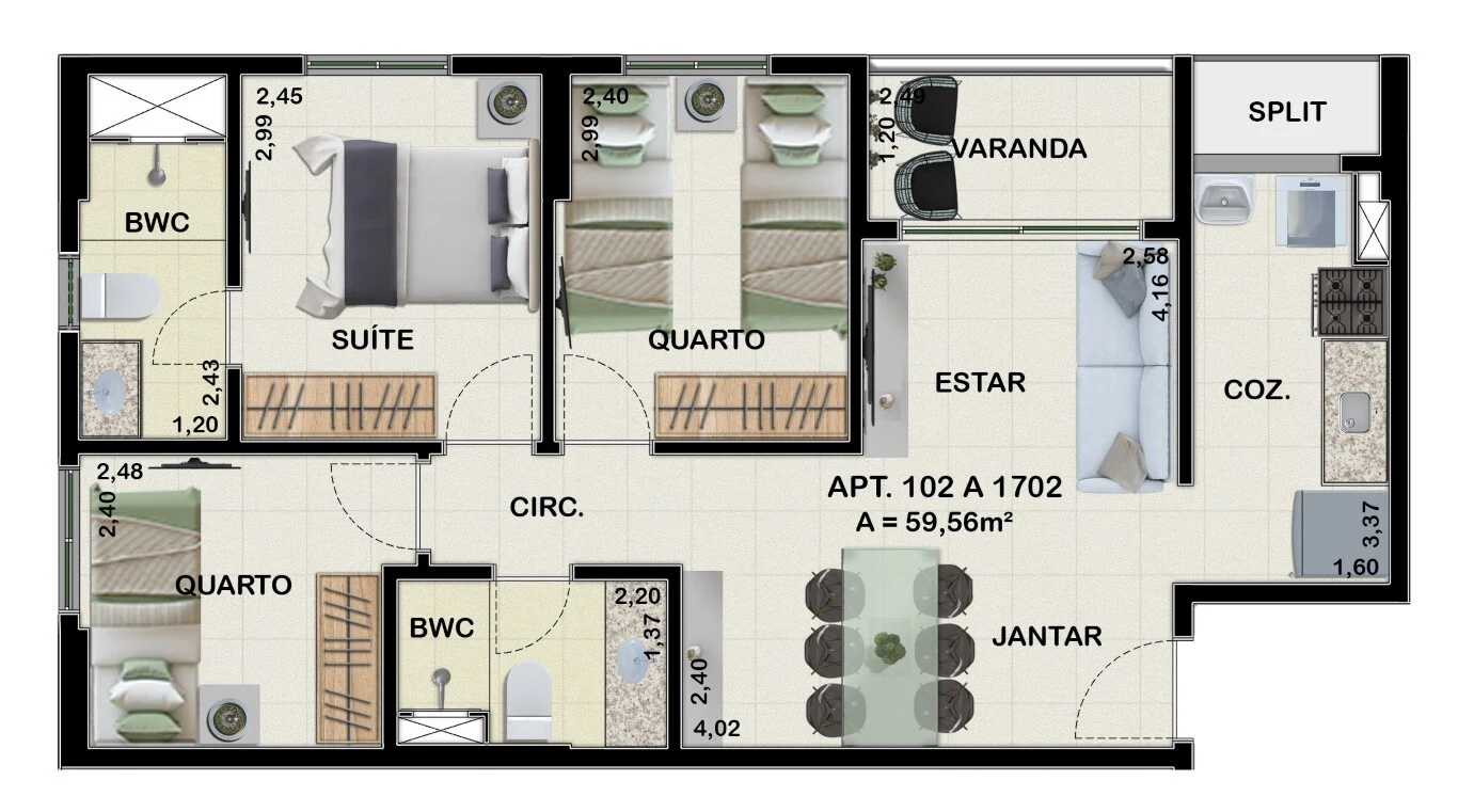 Planta do empreendimento