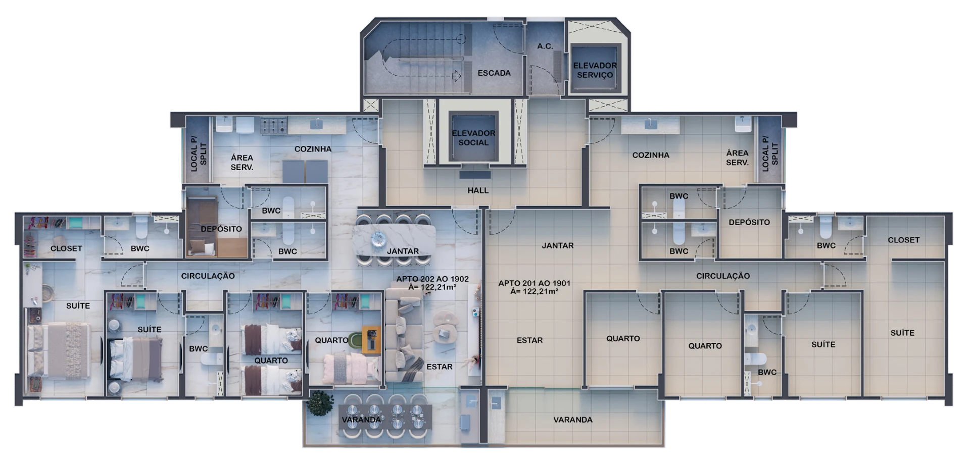 Planta do empreendimento