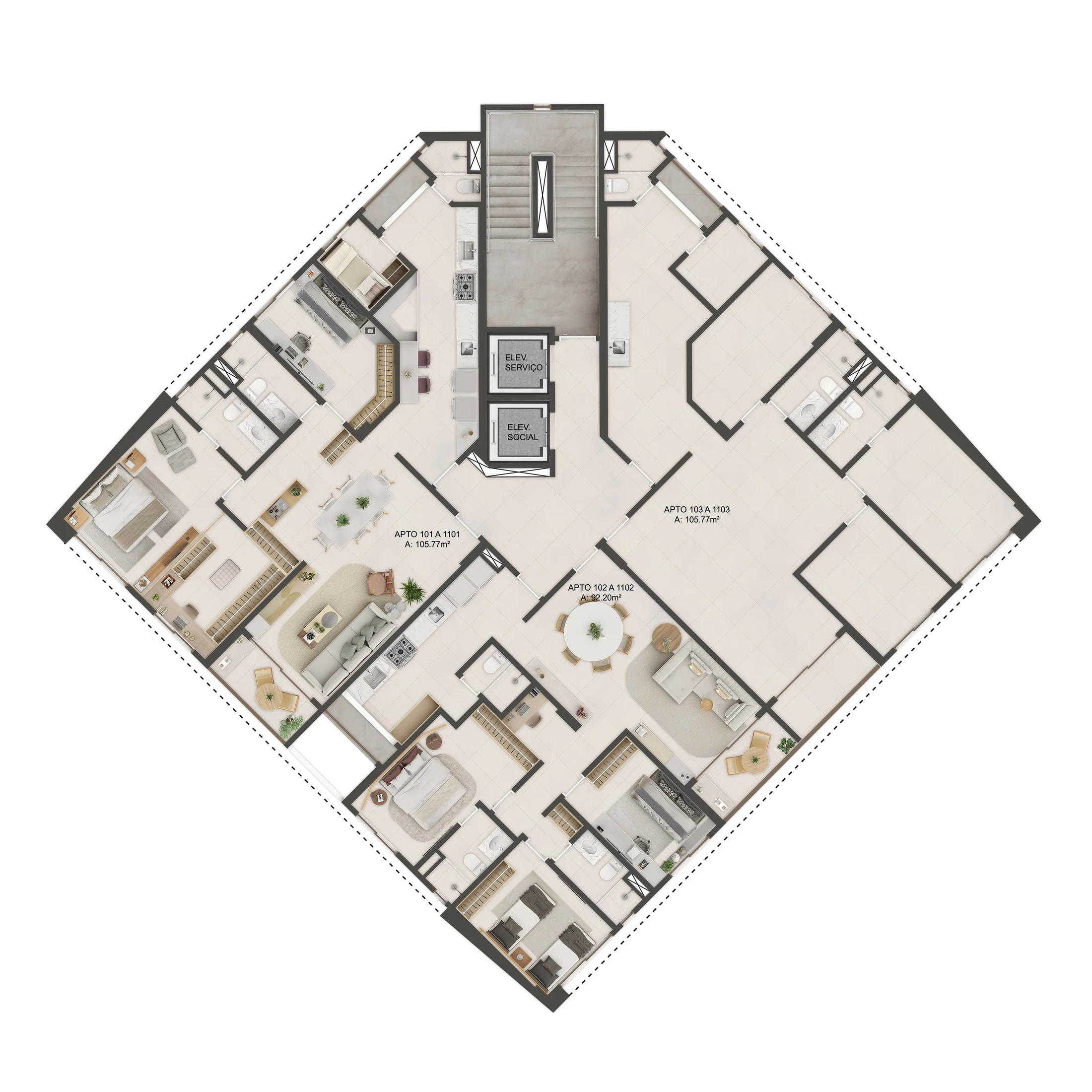 Planta do empreendimento