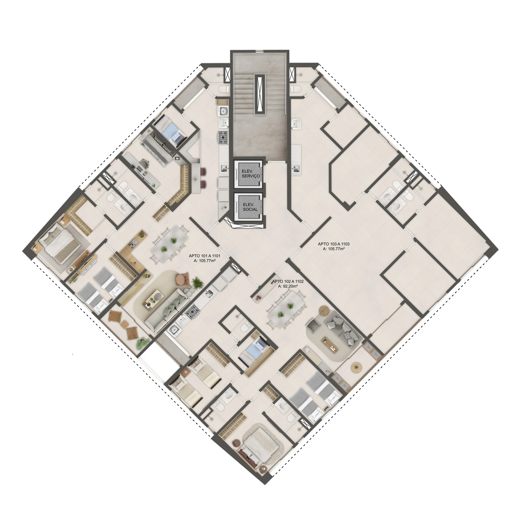 Planta do empreendimento