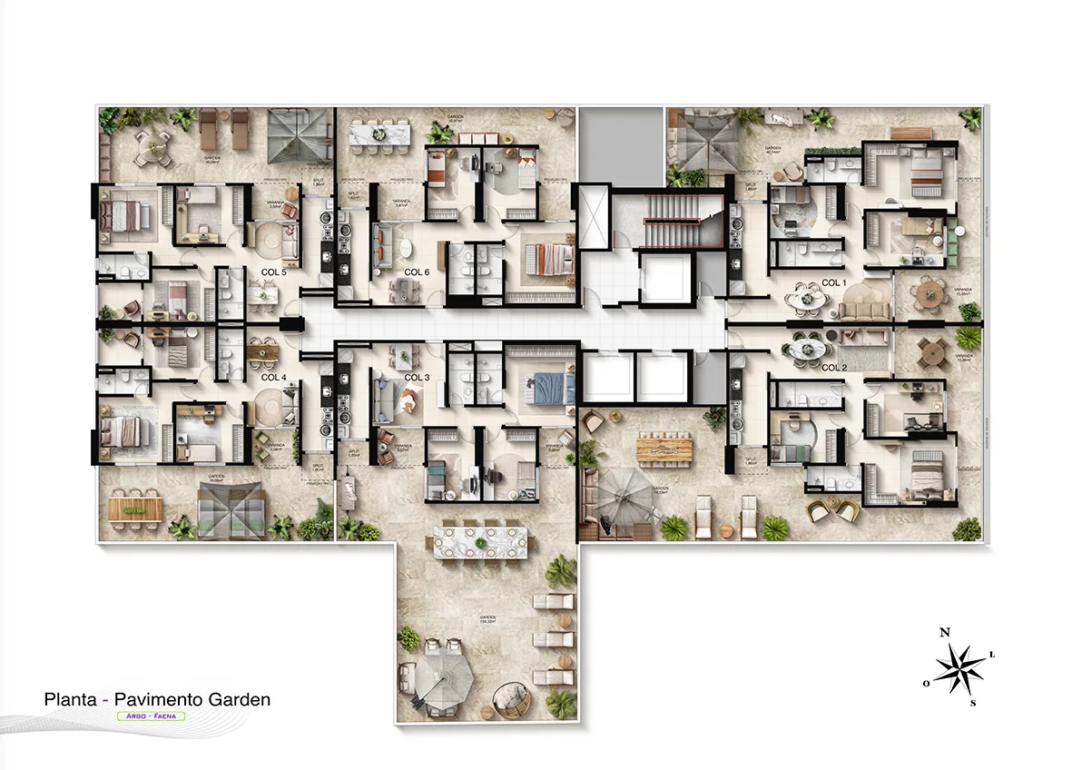 Argo Faena Pavemento Garden A4