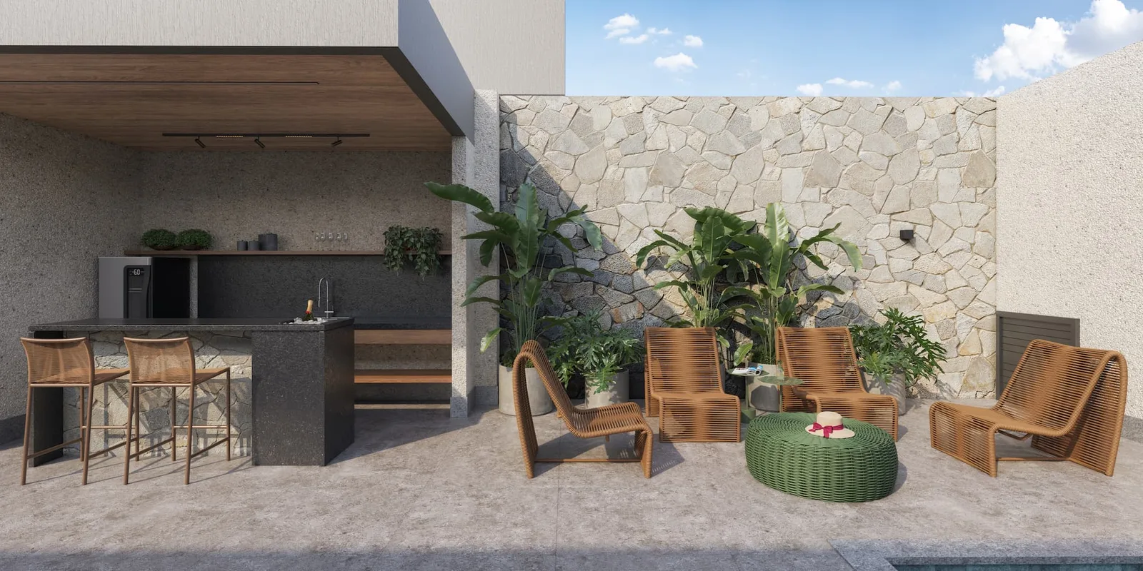 Golden lounge