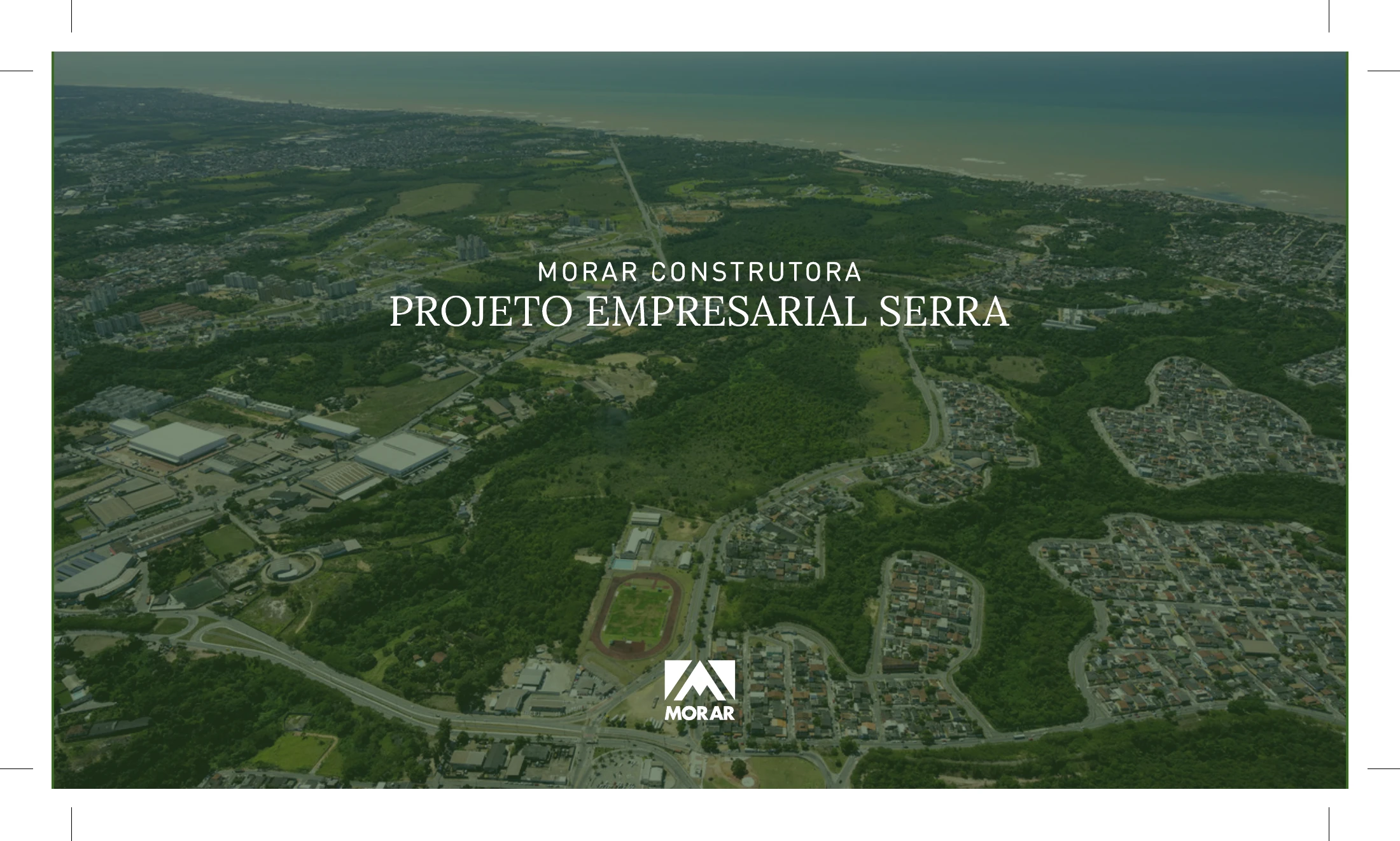 Vista aérea da região do Projeto Empresarial Serra · acervo oficial