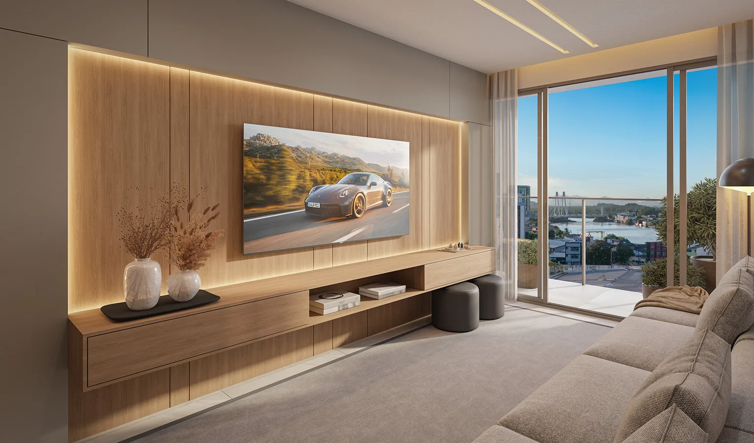 Varanda do Apartamento Tipo - Coluna 2