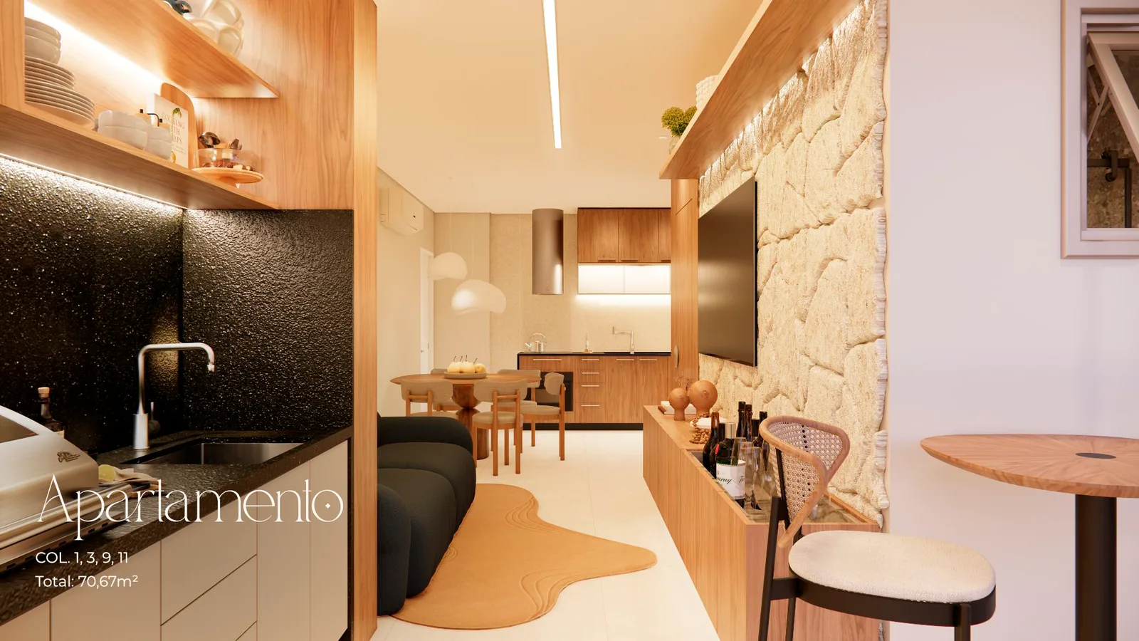 APARTAMENTO - Coluna 01, 03, 09, 11