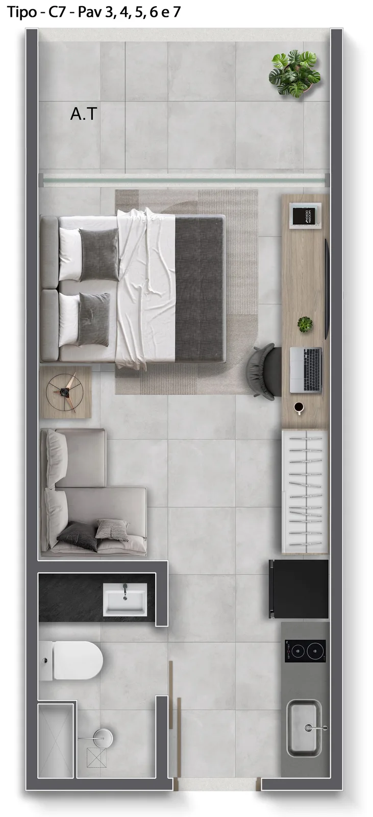 Tipo - C7 - Pav 3, 4, 5, 6 e 7