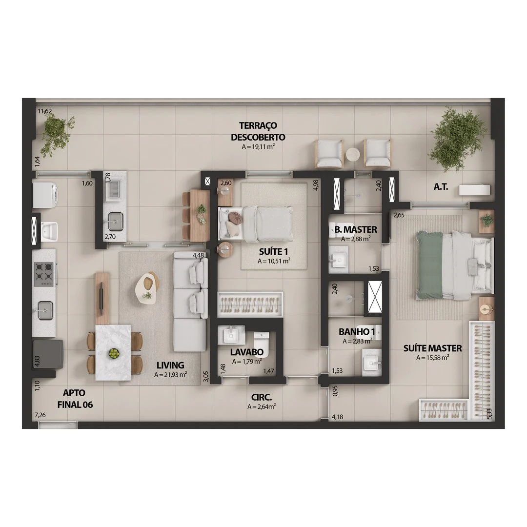 Planta do empreendimento