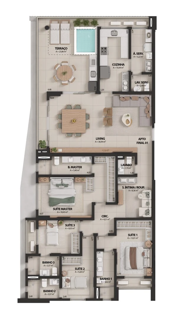 Planta do empreendimento