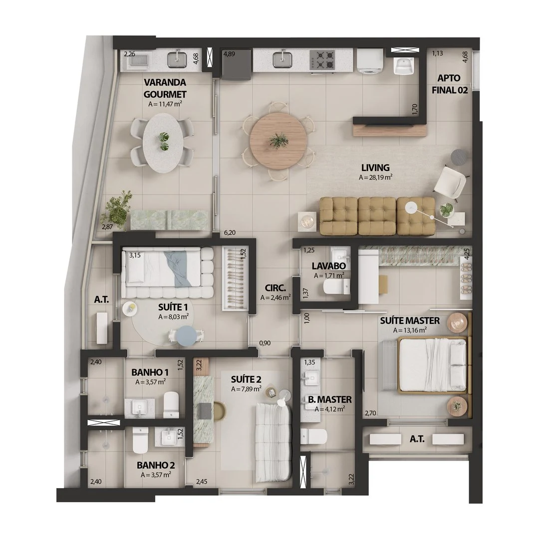 Planta do empreendimento